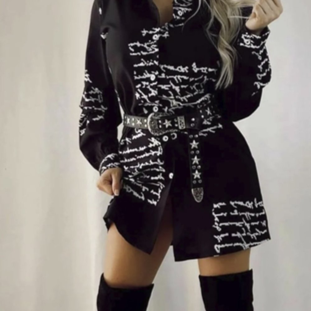 LETTER MINI DRESS
